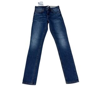 Rag & Bone‎ New York Womens Size 24 Ash Wash Mid-Rise Skinny Jeans Denim